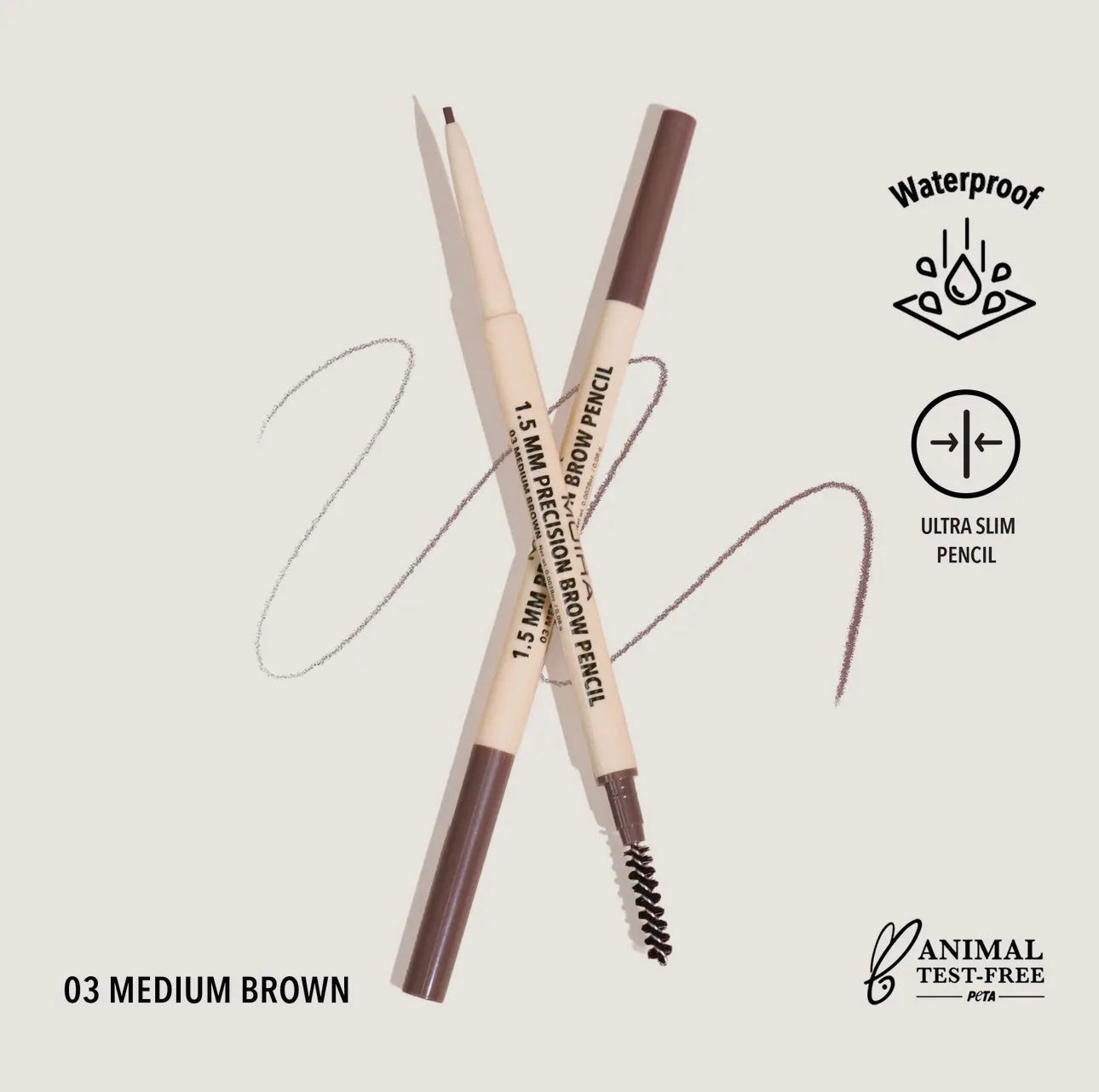 MOIRA Precision Brow Pencil