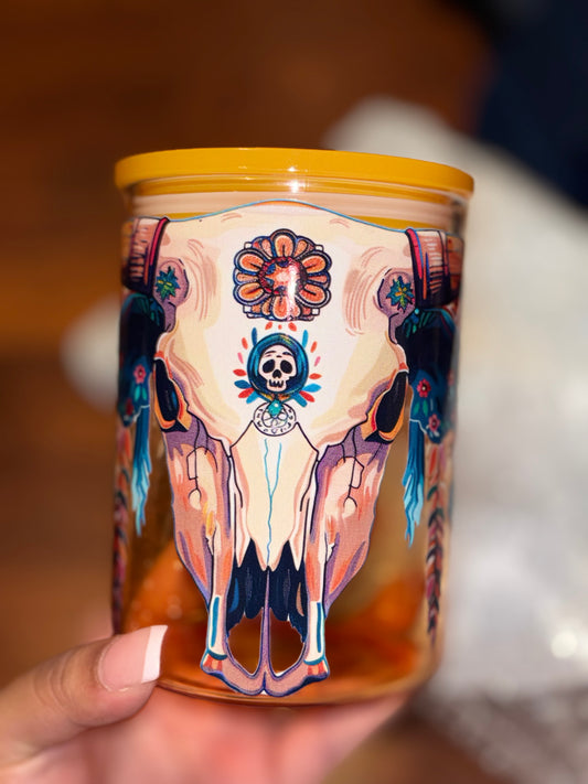 Western Skull Mug