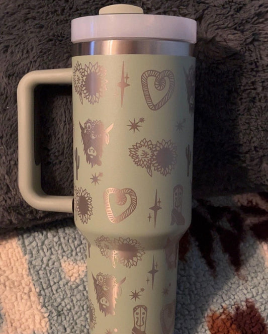 Highland Cow Tumbler